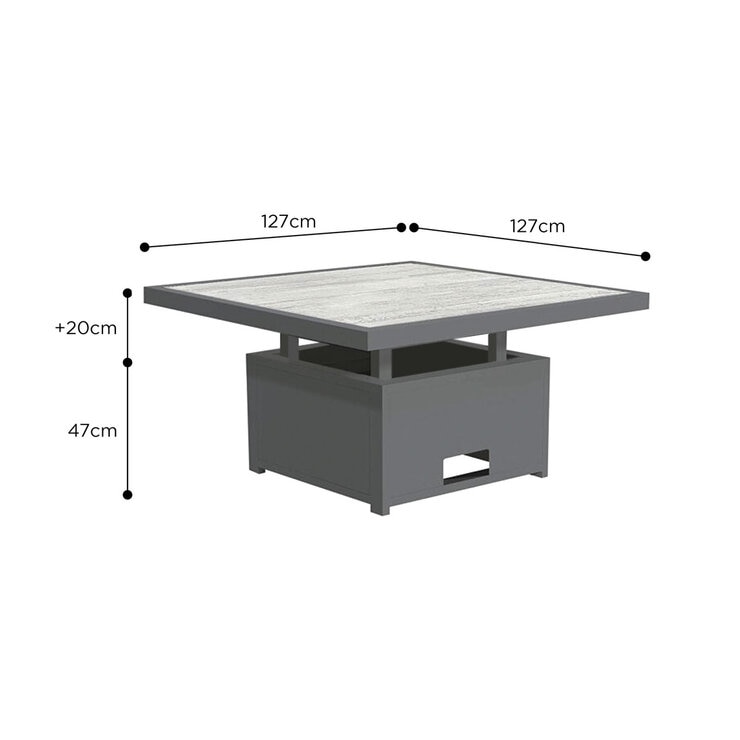 Table dimensions
