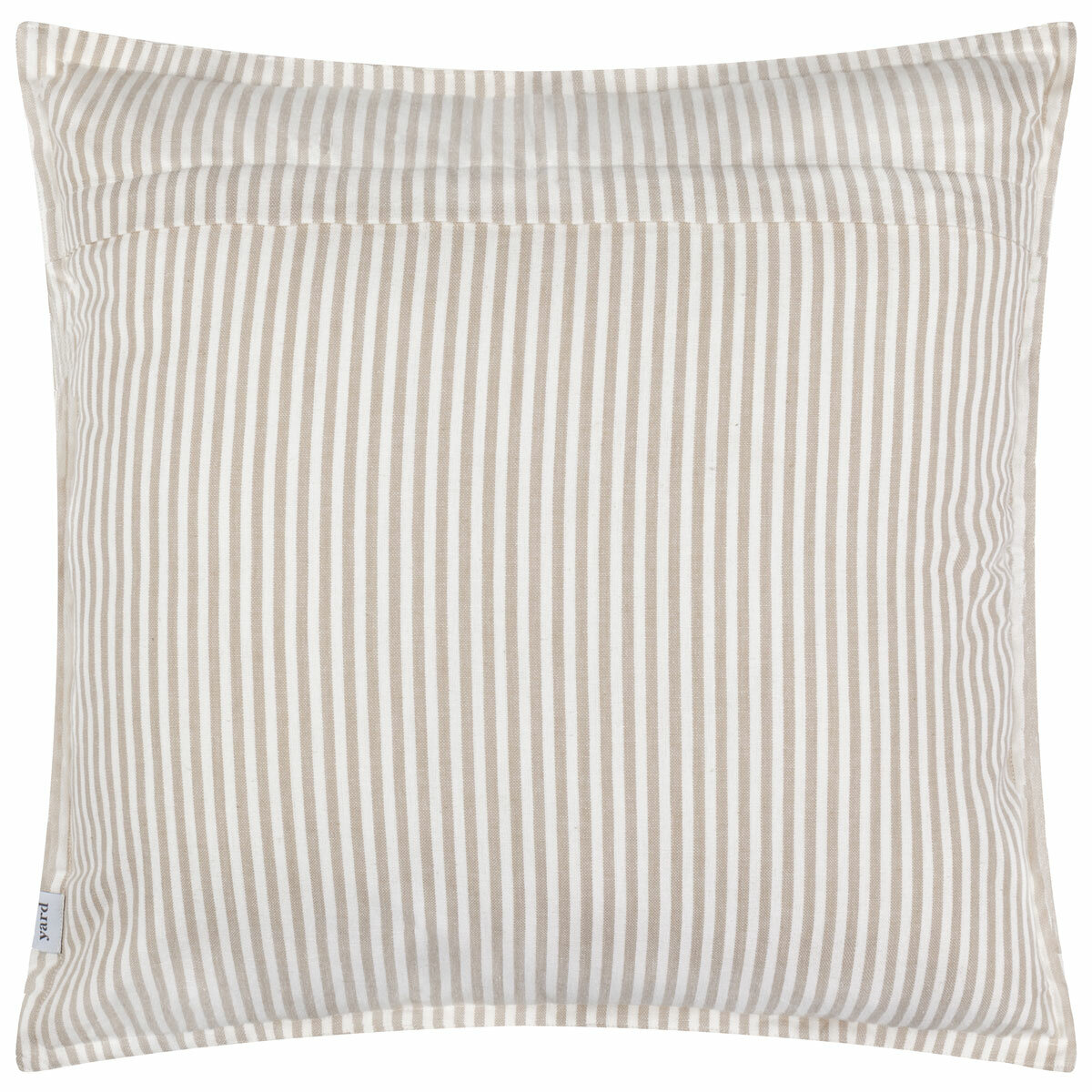 Yard Hayle Beige Striped Indoor Outdoor Cushion, 50 x 50 cm