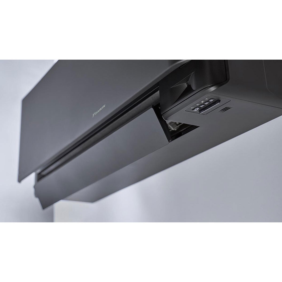 Installed Daikin Stylish 5.0kW Single Split Air Conditioning Unit in Black for Commercial Application