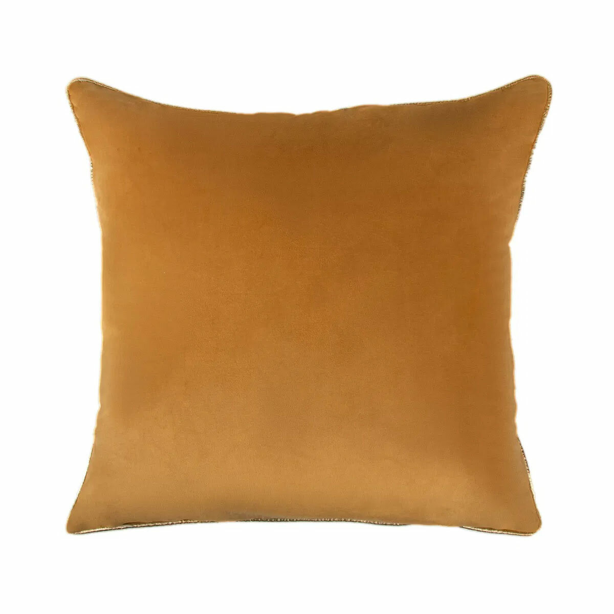 Malini Palms Embellished Whiskey Velvet Cushion, 45 x 45 cm