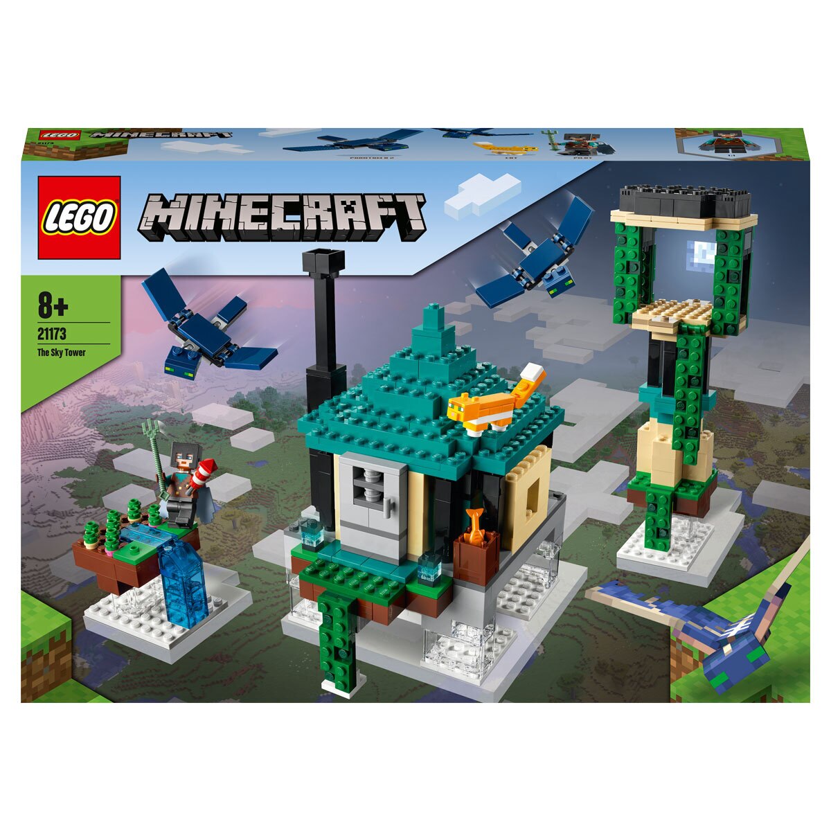LEGO Minecraft The Sky Tower Model 21173 8 Years C