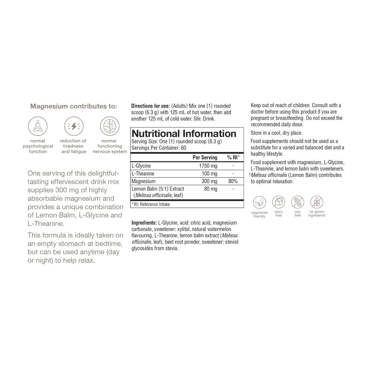 Youtheory Relax Magnesium, 400g