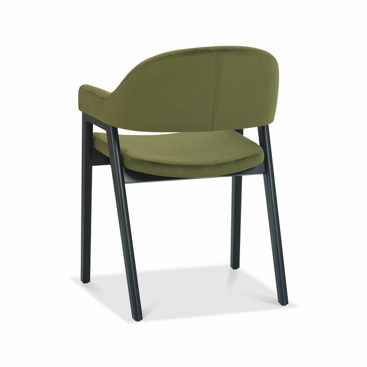 Bentley Designs Camden Peppercorn Cedar Velvet Armchair, 2 Pack Bentley Designs Camden Peppercorn Cedar Velvet Armchair, 2 Pack