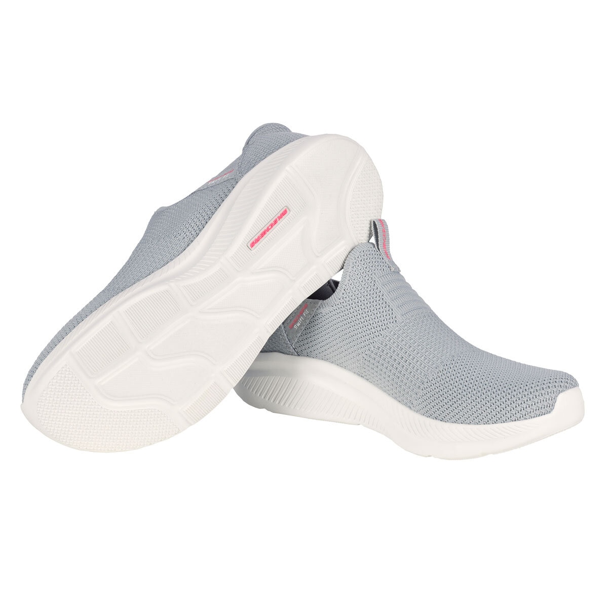 Skechers Ladies Swift Fit Slip On Trainer in Grey Costc
