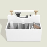 Pebble White Classic Cosmetic Organiser