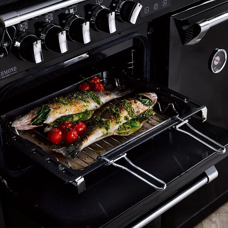 Stoves Sterling S900Ei Electic Induction Range Cooker in Black Costco UK