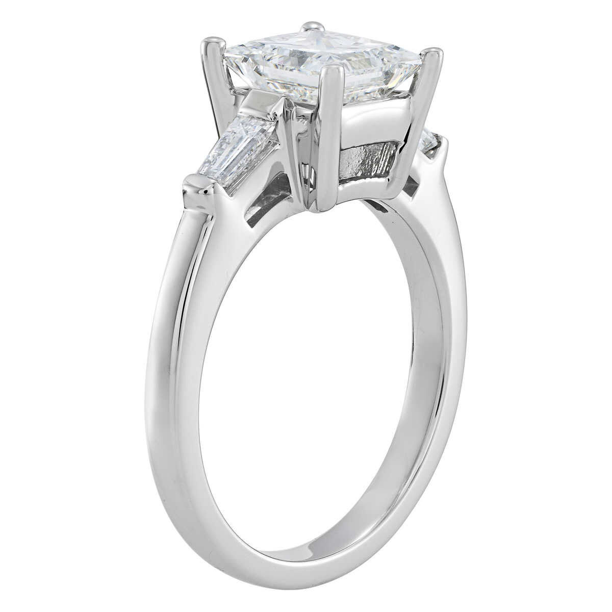 3.75ctw Princess Cut Diamond Baguette Ring