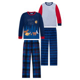 Eddie Bauer Children's 4 Piece Pyjama Set in Navy Roam