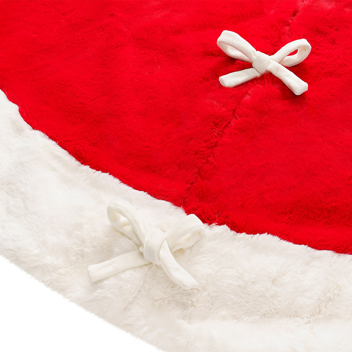 Decorative 66 inch (1.68 m) Christmas Tree Skirt in 3 Colours
