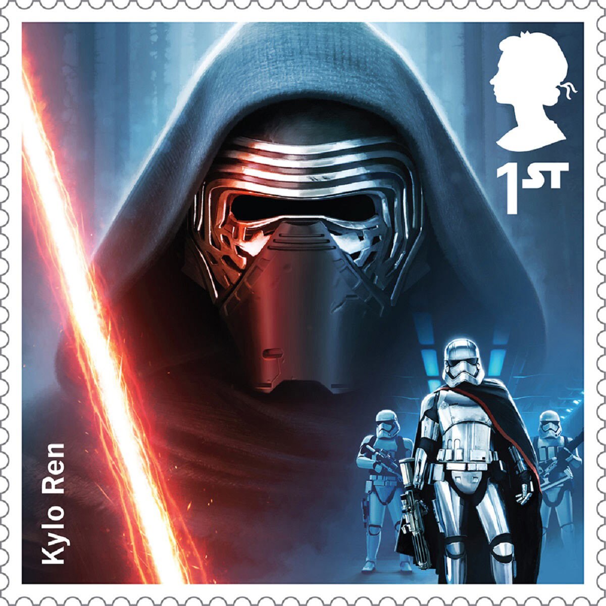 STAR WARS™ Framed Royal Mail® Special Character Collectable Stamps with Tatooine Backdrop