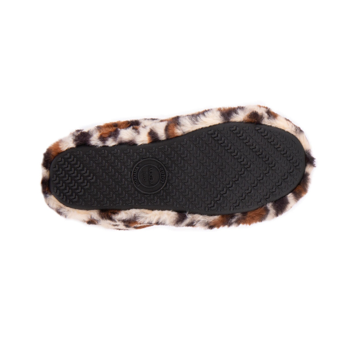 Totes Isotoner Pillowstep Women's Mule Slippers in Animal Print