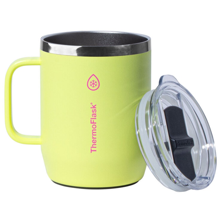 ThermoFlask Coffee and Mug Set in Blue & Yellow