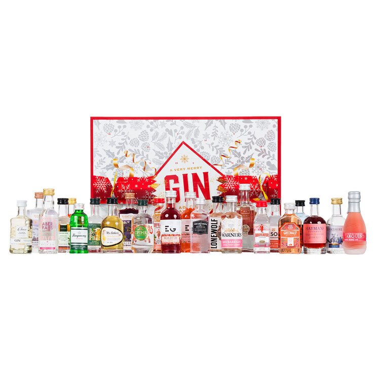 Gin Advent Calendar, 24 x 5cl