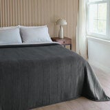 Safdie Cotton Blend Grey Jersey Blanket, 224 x 234 cm Safdie Cotton Blend Grey Jersey Blanket, 224 x 234 cm