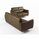 Nicoletti Jupiter Taupe Leather 2 Seater Sofa Nicoletti Jupiter Taupe Leather 2 Seater Sofa