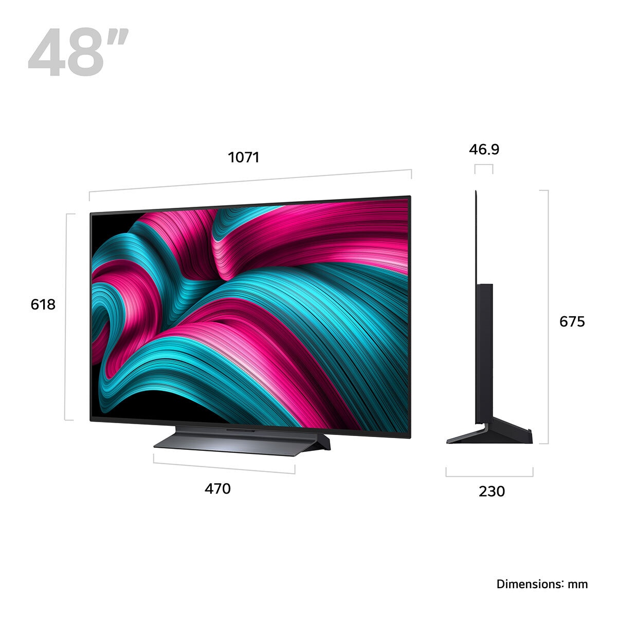 Buy LG OLED48C55LA.AEK 48" TV at Costco.co.uk