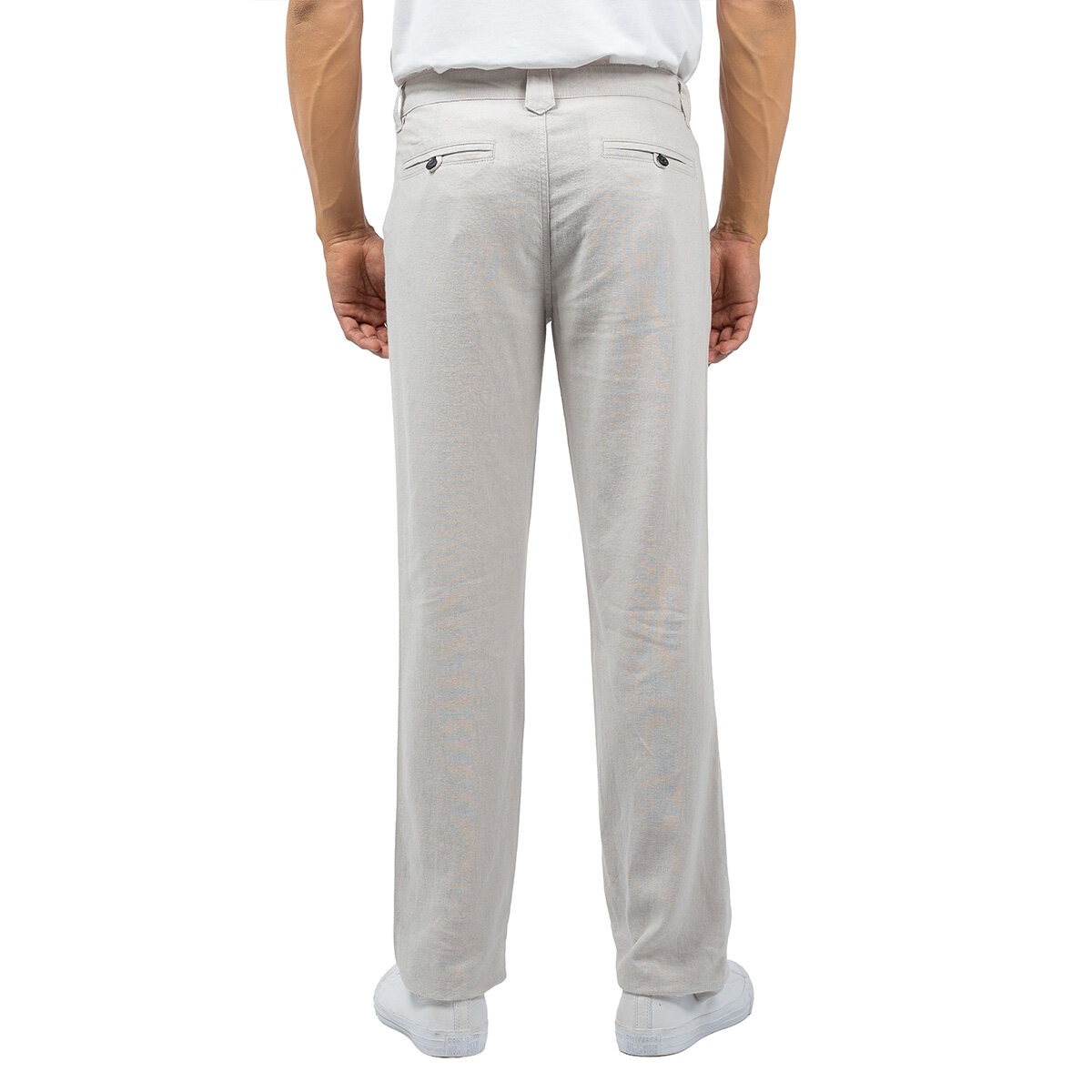 Jachs Men's Linen Chino Pant