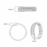 0.60ctw Brilliant Cut Diamond Ring, 18ct White Gold