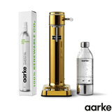 Aarke Carbonator 3 in Gold & CO2 Gas Cylinder Bundle