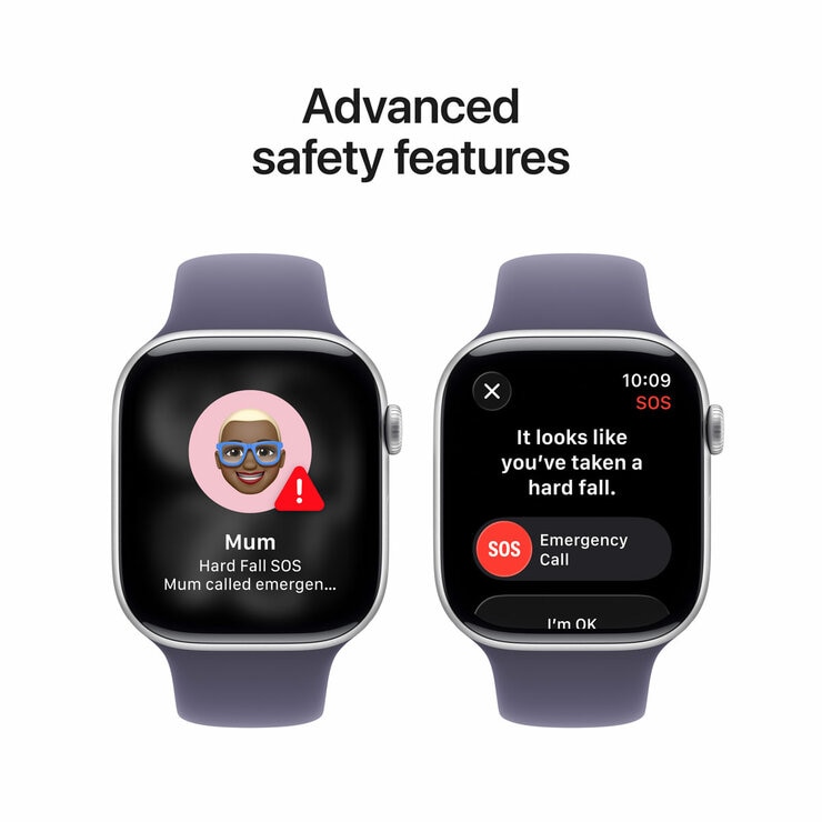 Buy Apple Watch Series 11 GPS, 42mm Silver Aluminium Case with Purple Fog Sport Band - S/M, MEU64MP/A at costco.co.uk