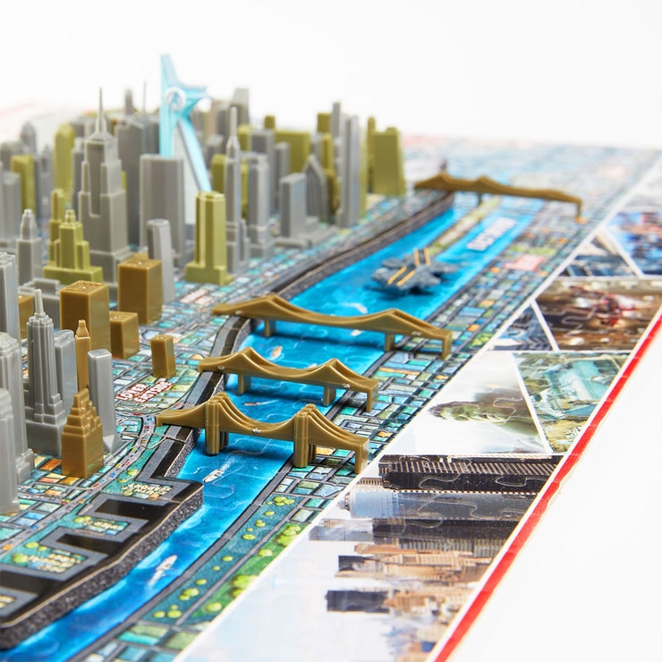 4D Cityscape MARVEL Avengers New York 4D Puzzle 818 Pieces (8+ Years) Costco UK