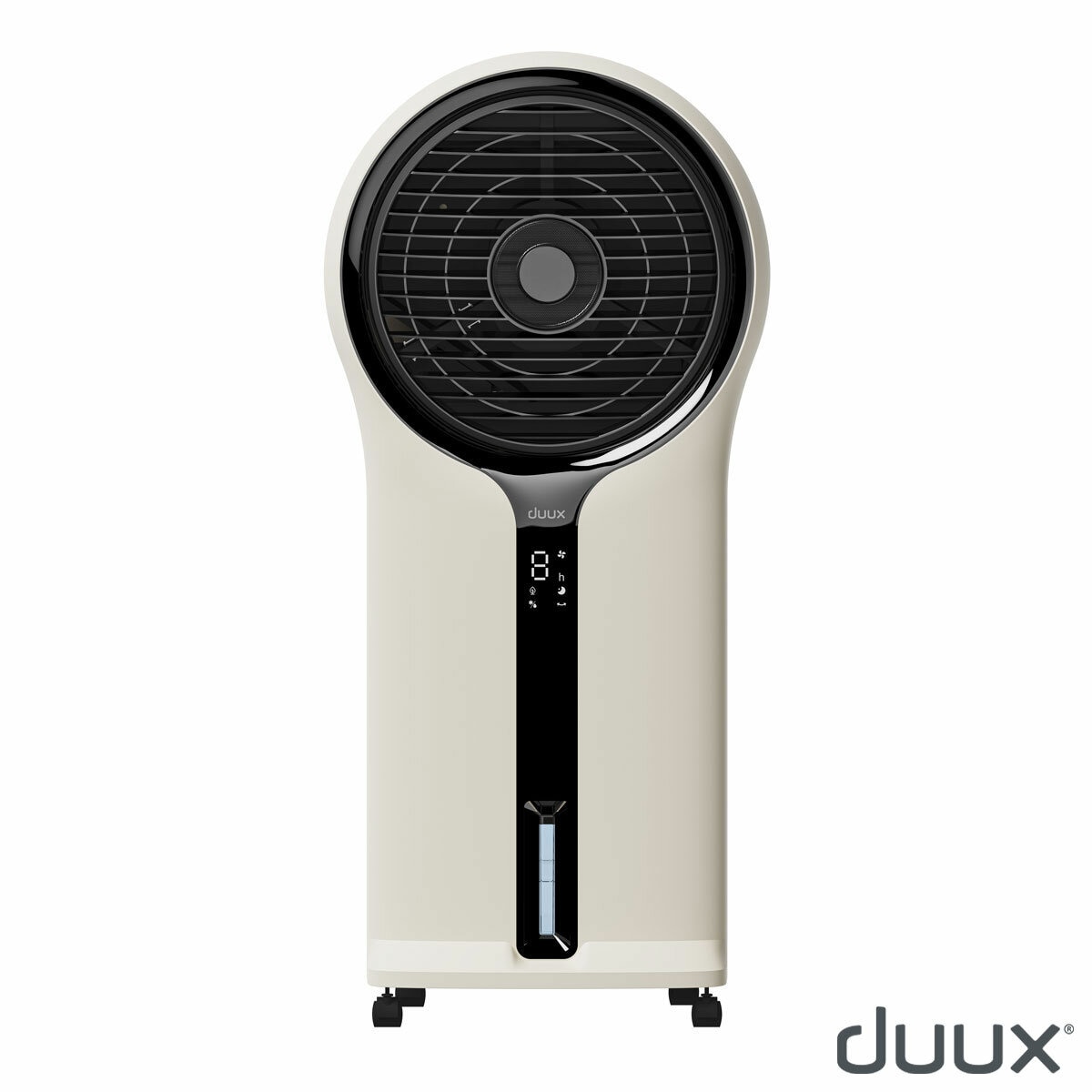 Front profile of Duux Mist Air Cooler in Stone