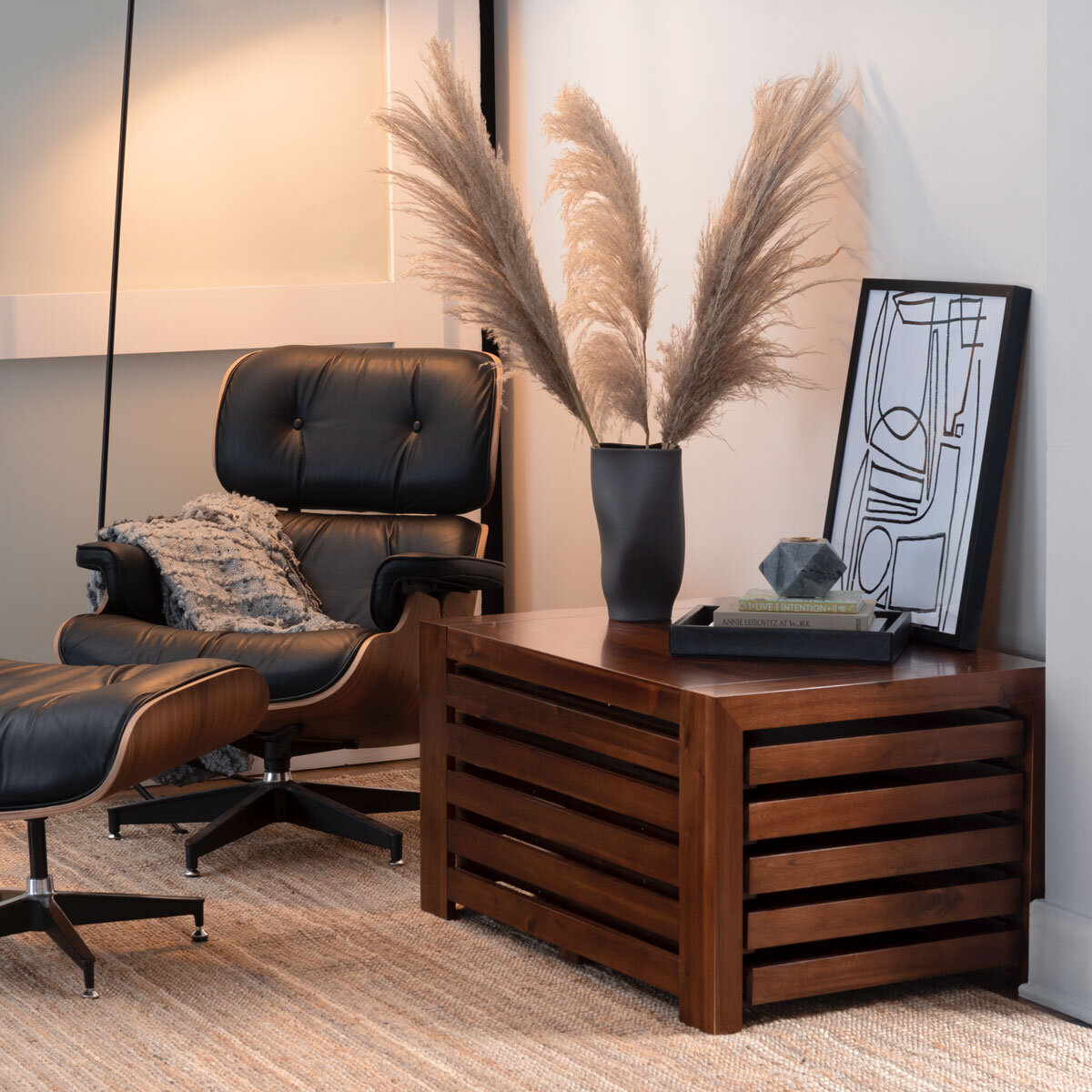 Transformer Extending Dining Table in American Mahogany with One Bench and Coffee Table 