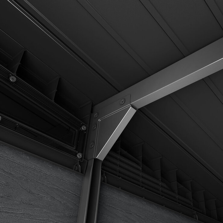 Keter Storm Grey Signature 11ft 2" x 7ft 2" (3.4 x 2.2m) Storage Shed