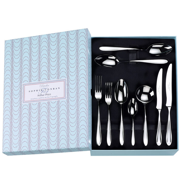 Arthur Price Sophie Conran Rivelin Stainless Steel 44 Piece Cutlery Set Arthur Price Sophie Conran Rivelin Stainless Steel 44 Piece Cutlery Set