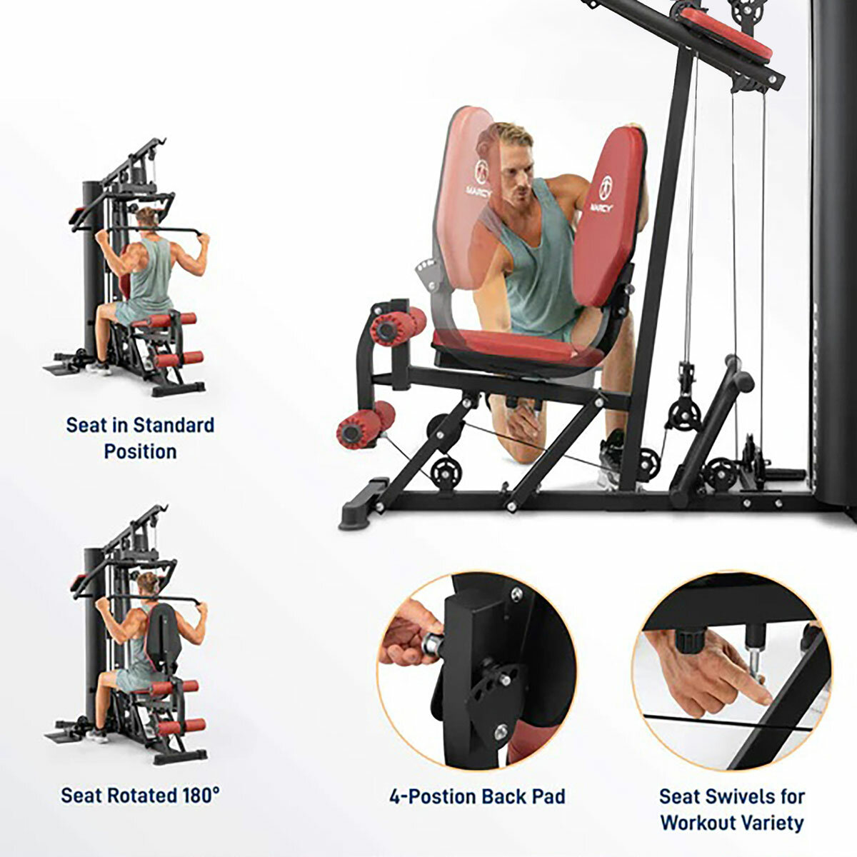 Marcy HG7000 Compact Leg Press Home Gym