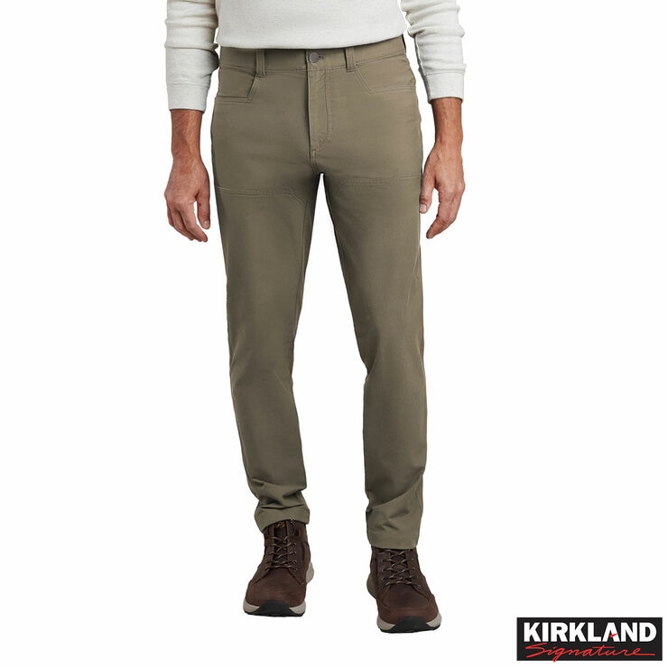 Kirkland Signature Men's Stretch Tech Pant in Light Brown Kirkland Signature Men's Stretch Tech Pant in Light Brown