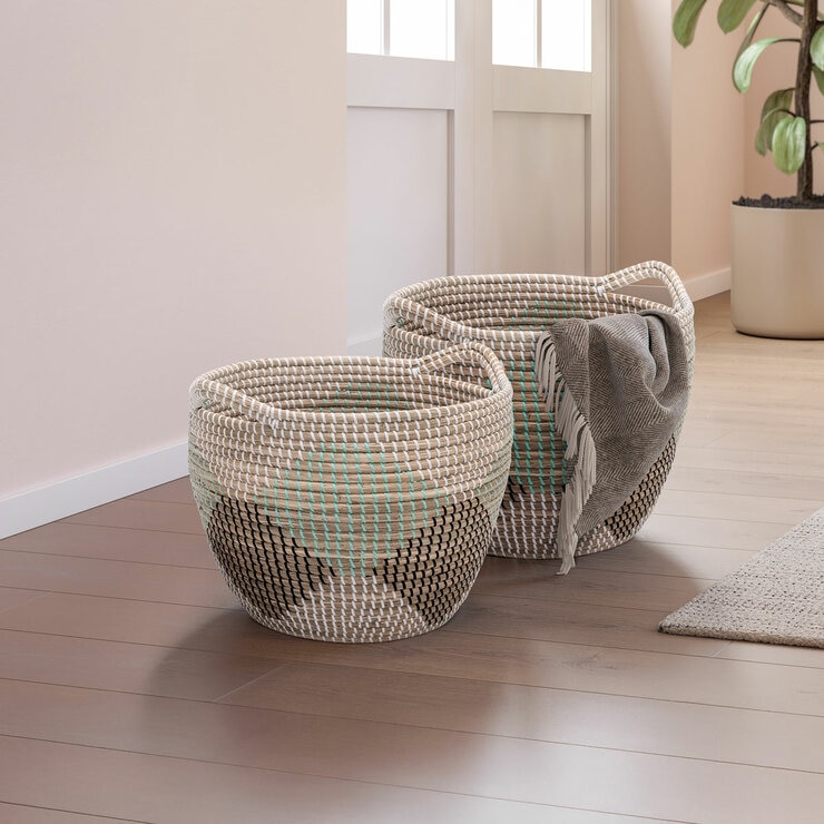 Seagrass Basket Set, 2 Pack Seagrass Basket Set, 2 Pack