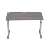 Elev8 Large Power Adjustable Height Desk, Grey Oak