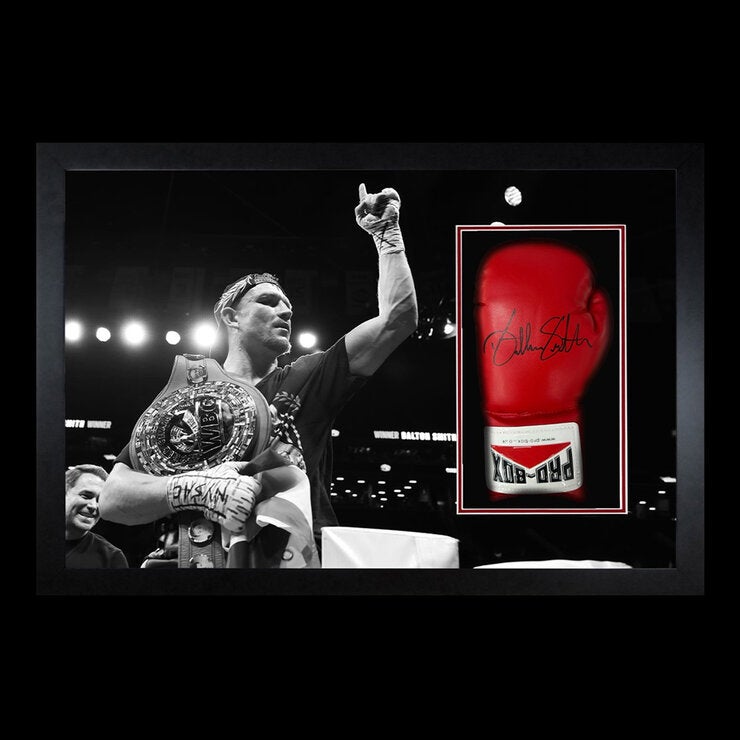 Dalton Smith Signed Boxing Glove Frame - Celebration Dalton Smith Signed Boxing Glove Frame - Celebration
