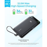 Anker Zolo 10,000mAh Power Bank with Built-in USB-C Cable and Anker Zolo 20,000mAh Power Bank with Built-in USB-C Cable