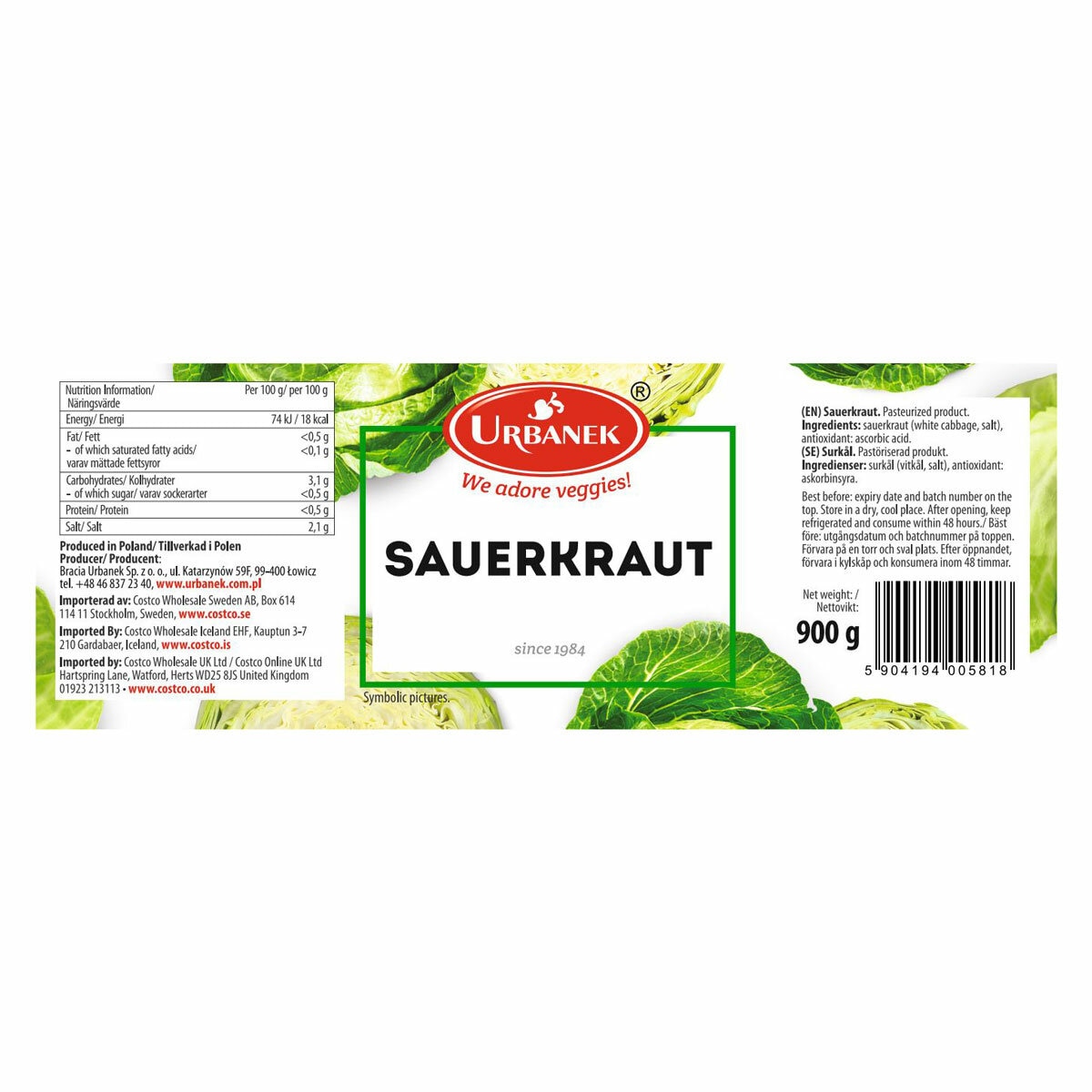 Ingredients and Nutritional Information