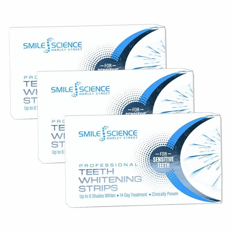 Smile Science Teeth Whitening Strips, 3 x 28pk Smile Science Teeth Whitening Strips, 3 x 28pk