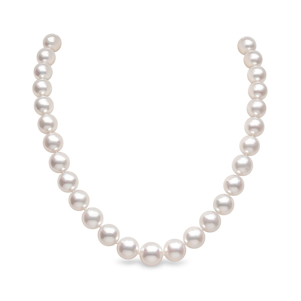 10-12mm South Sea Pearl Necklace, 18ct White Gold