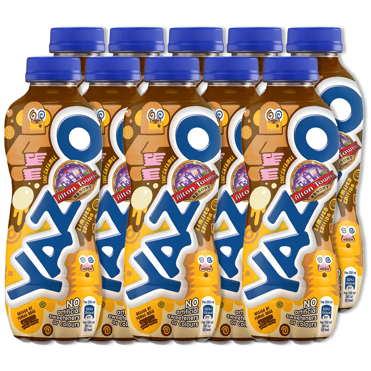 10 bottles of milkshake