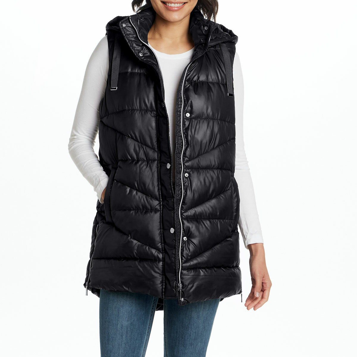 Weatherproof Women's Long Vest