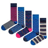 Duchamp Men's Socks, 5 Pack in Gift Box