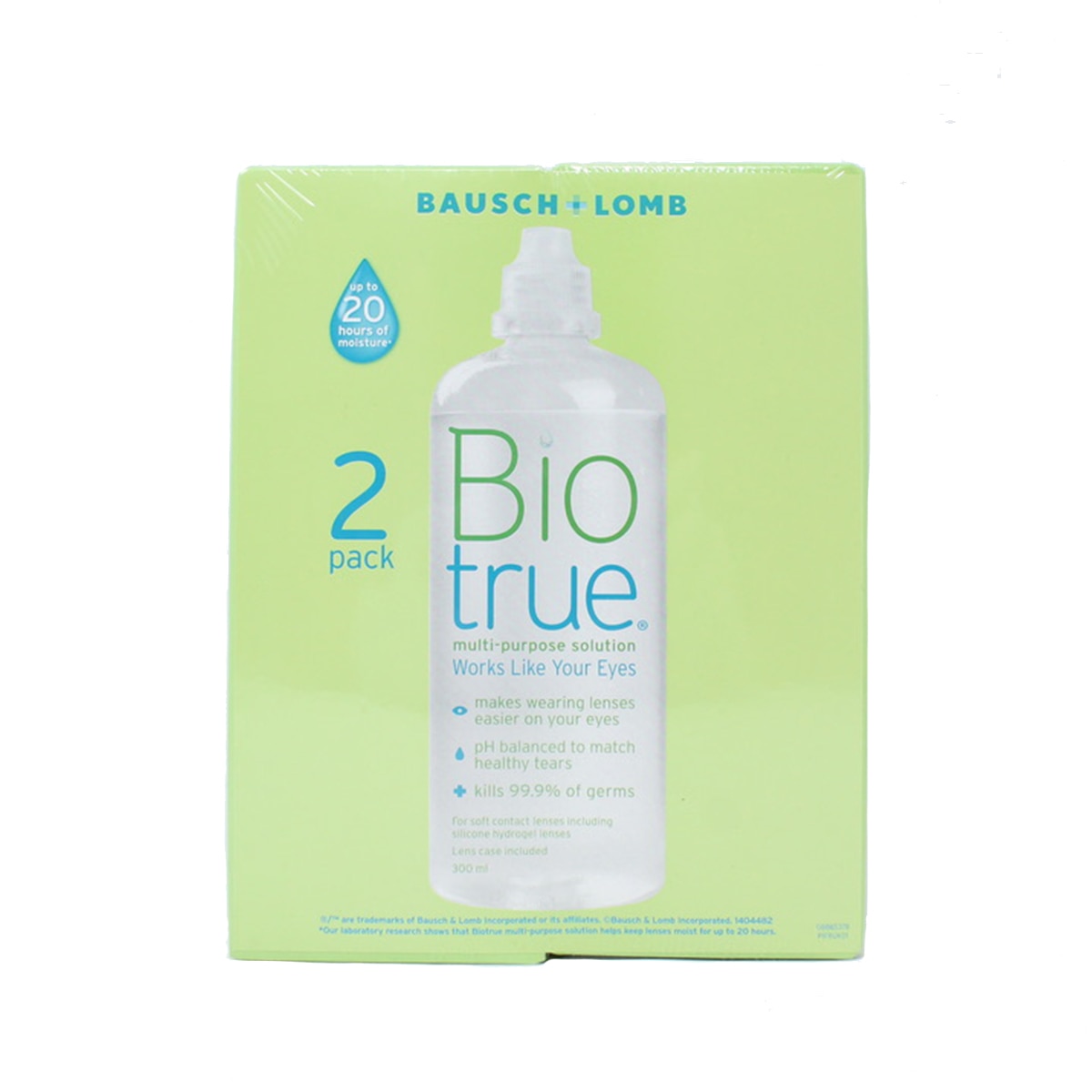 Bausch & Lomb Biotrue Multi-Purpose Solution, 2 x 300ml