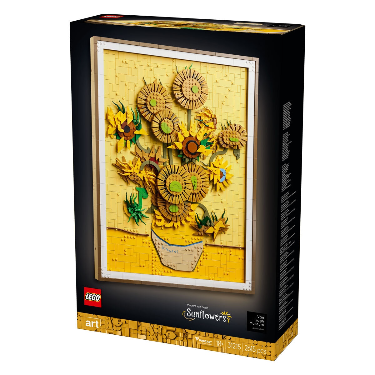 LEGO Art Vincent van Gogh - Sunflowers - Model 31215 (18+ Years)