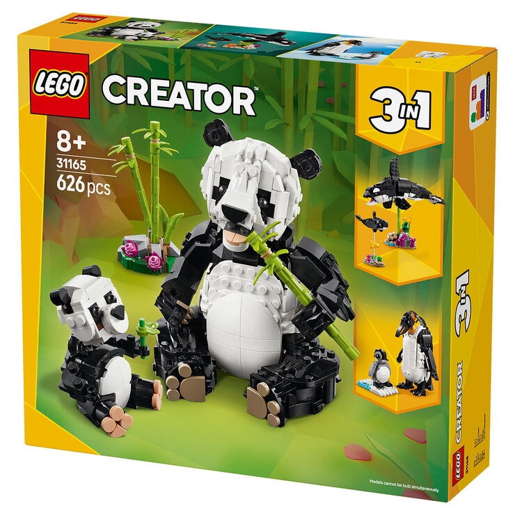 LEGO Creator Wild Animals: Panda Family - Model 31165 (8+ Years)