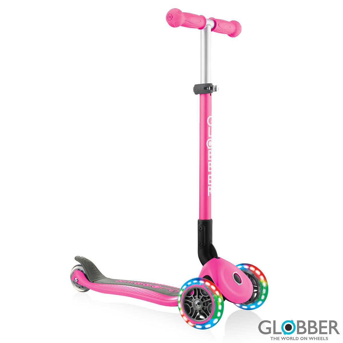 Buy Globber Primo Lights Scooter in Pink 1 Image at Costco.co.uk