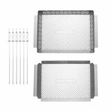Henckels BBQ Trays & Skewer Set, 8 Piece Henckels BBQ Trays & Skewer Set, 8 Piece