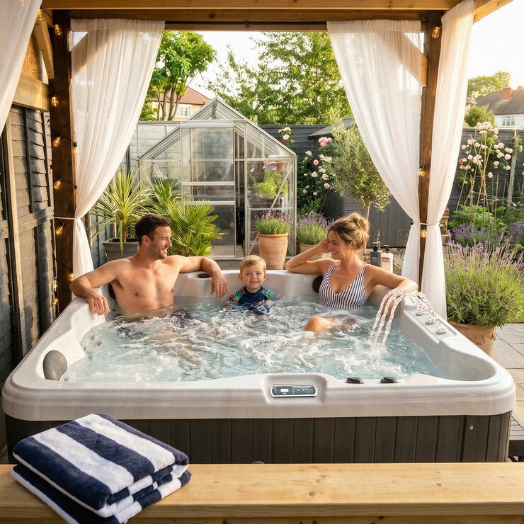 Blue Whale Spa Noble Bay 54-Jet 5 Person Hot Tub - Delivered and Installed