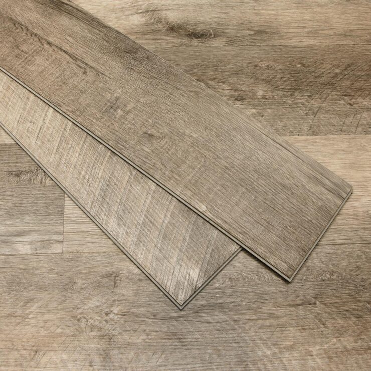 Close up image of flooring with two loose planks