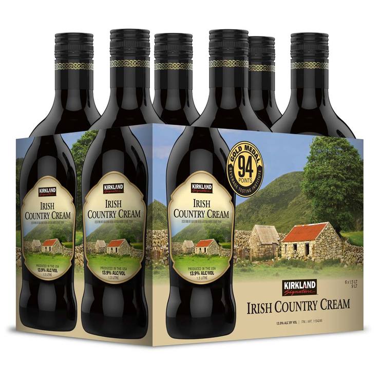 Kirkland Signature Irish Country Cream Liqueur, 1.5L Costco UK