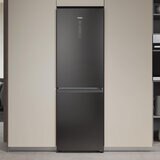Haier HDW3618DNPD Fridge Freezer,  D Rated in Platinum Inox